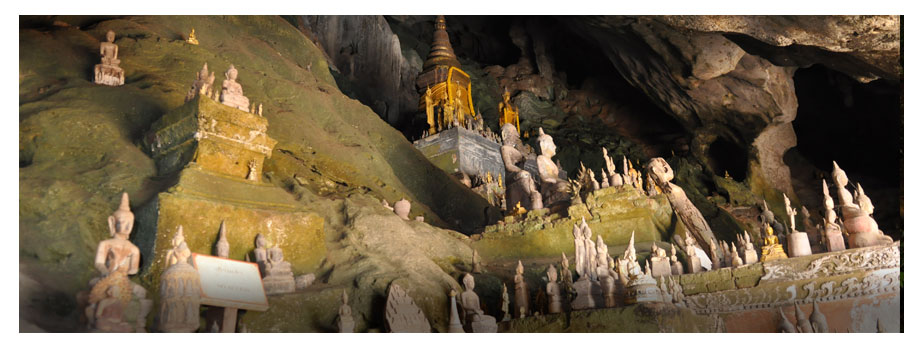Pak Ou Caves in north Luang Prabang
