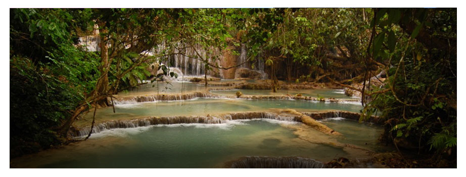 Kuang Si Waterfall in south Luang Prabang