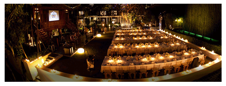 Outdoor Wedding Banquet