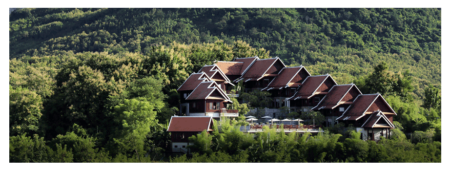 Hotel View from Mount Phou Si